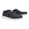 Hey Dude Wendy Stretch Canvas Slipon In Black