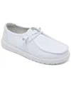 Hey Dude Wendy Stretch Canvas Slipon In White