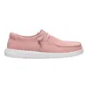 Hey Dude Women's Wendy Stretch Sox Slip-on Shoes In Dusty Pink In Pink