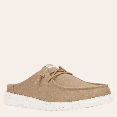 Hey Dude Women's Wendy Walnut Slip On Moc Toe Shoes In Brown