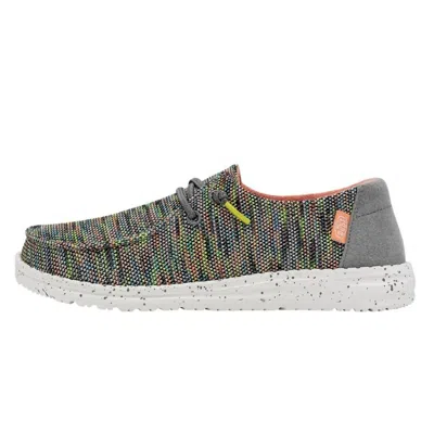 Hey Dude Women's Wendy Youth Sox Sneakers In Peacock Pink In Multi