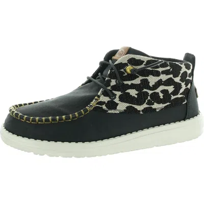 Hey Dude Womens Animal Print Booties In Multi