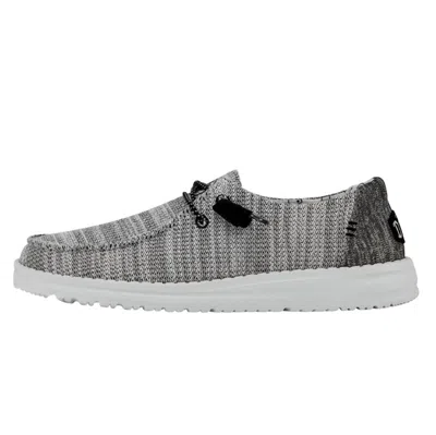 Hey Dude Womens Wendy Stretch Slip-on Shoes In Grey In Gray
