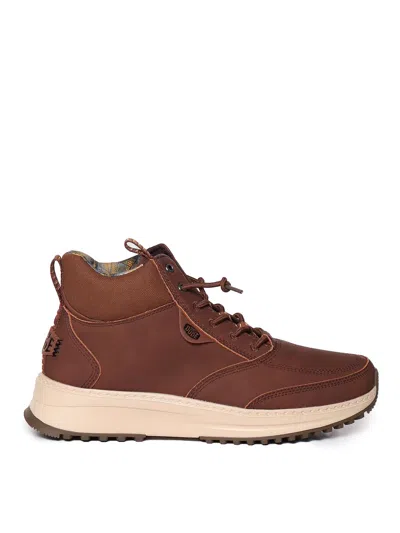 Hey Dude Tahoe Shoes In Suede In Brown