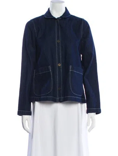 Pre-owned Hey Gang Denim Jacket In Blue
