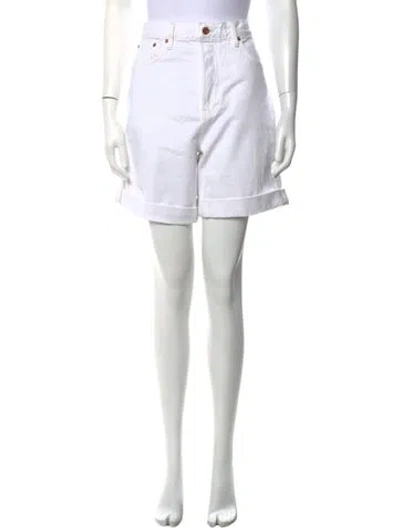 Pre-owned Hey Gang Knee-length Shorts In White