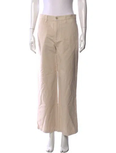 Pre-owned Hey Gang Wide Leg Pants In Neutrals