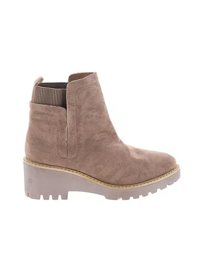 Pre-owned Hey Girl By Corkys Ankle Boots In Brown