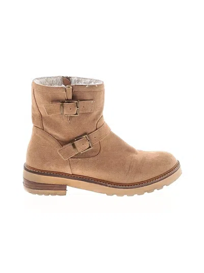 Pre-owned Hey Girl By Corkys Ankle Boots In Tan