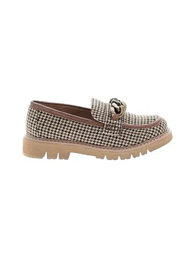 Pre-owned Hey Girl By Corkys Flats In Brown