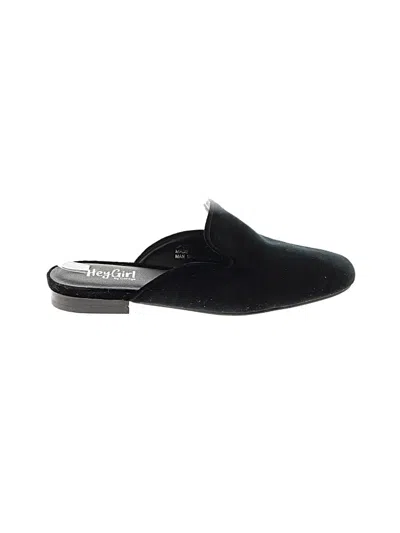 Pre-owned Hey Girl By Corkys Mule/clog In Black