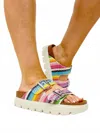 Hey Girl By Corkys Rumor Has It Sandals In Multi In Multi