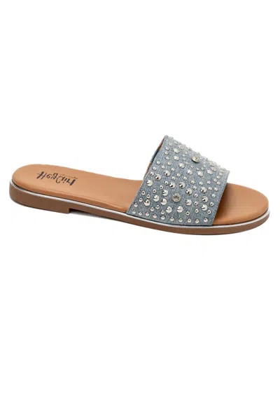 Hey Girl By Corkys Women's Bail Money Sandal In Blue Denim