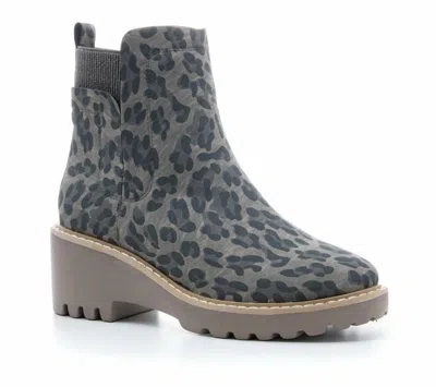 Hey Girl By Corkys Women's Basic Boots In Grey Leopard In Gray
