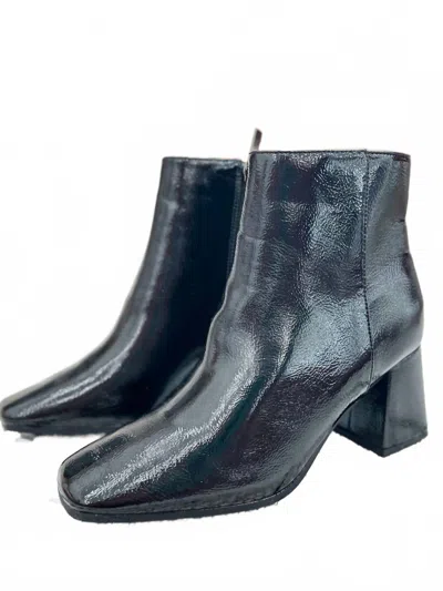 Hey Girl By Corkys Women's Felicia Patent Boots In Black