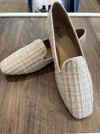 Hey Girl By Corkys Women's Goody 2 Shoes In Sand Tweed In Multi