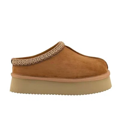 Hey Girl By Corkys Women's Pillow Talk Faux Suede Slippers In Brown