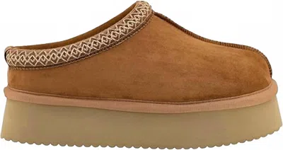 Hey Girl By Corkys Women's Pillow Talk Slippers In Brown Faux