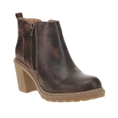 Hey Girl By Corkys Women's Rocky Top Booties In Espresso Crinkle In Multi
