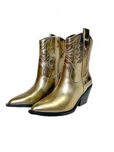 Hey Girl By Corkys Women's Rowdy Boots In Gold