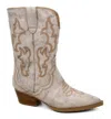 Hey Girl By Corkys Women's Somebodys Problem Boots In Putty Crackle In Brown