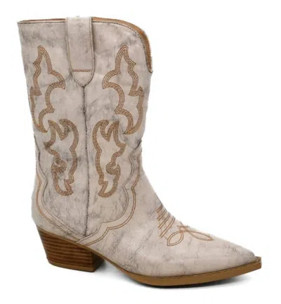 Hey Girl By Corkys Women's Somebodys Problem Boots In Putty Crackle In Brown