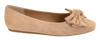 Hey Girl By Corkys Women's Sugar Rush Flat Shoes In Camel Faux Suede In Multi