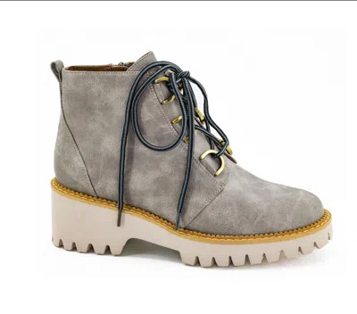 Hey Girl By Corkys Women's Trail Ride Boot In Light Gray In Multi