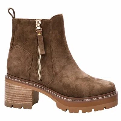 Hey Girl By Corkys Women's Up To No Good Boots In Faux Saddle Brown