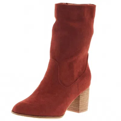 Hey Girl By Corkys Women's Wicked Boot In Rust In Burgundy