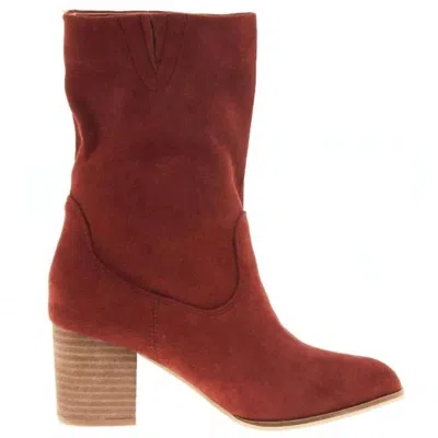 Hey Girl By Corkys Women's Wicked Heel Boot In Rust In Multi