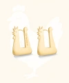 Hey Harper Galo Chicken Earrings In Blue