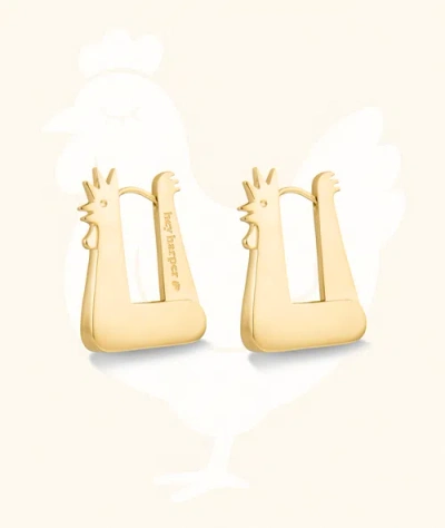 Hey Harper Galo Chicken Earrings In Blue
