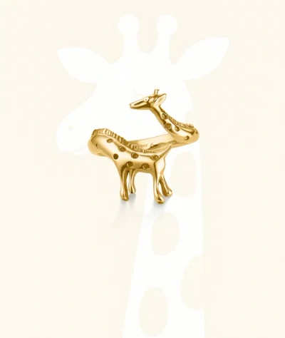 Hey Harper Giraffe Ring In Gold