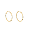Hey Harper Small Thin Ruby Earrings In Gold