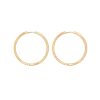 Hey Harper Thin Ruby Earrings In Gold