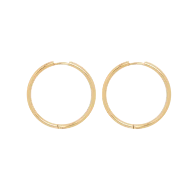 Hey Harper Thin Ruby Earrings In Gold