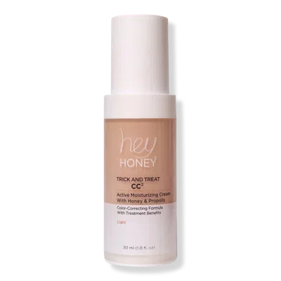 Hey Honey Trick And Treat Cc² Active Propolis Color Correcting Cream With Broad Spectrum Spf 45 - Light In White
