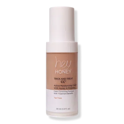 Hey Honey Trick And Treat Cc² Active Propolis Color Correcting Cream With Broad Spectrum Spf 45 - Tan In Brown