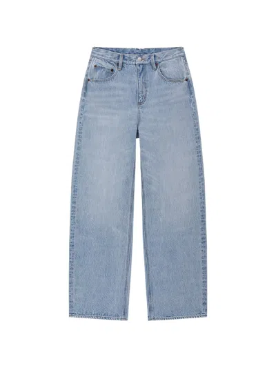 Hey Joanie Arc Wide-leg Jeans In Blue