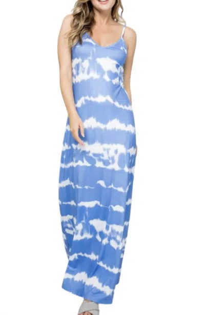 Hey Samy Maxi Dress In Dark Blue