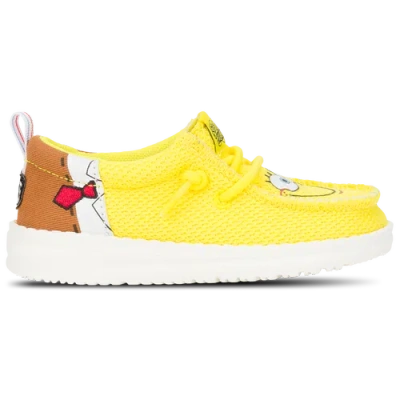 Heydude Kids' Boys   Wally Funk Spongebob In Yellow/brown