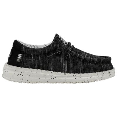 Heydude Kids' Boys   Wally Stretch In White/black