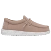Heydude Boys Preschool   Wally Slub Canvas In White/tan