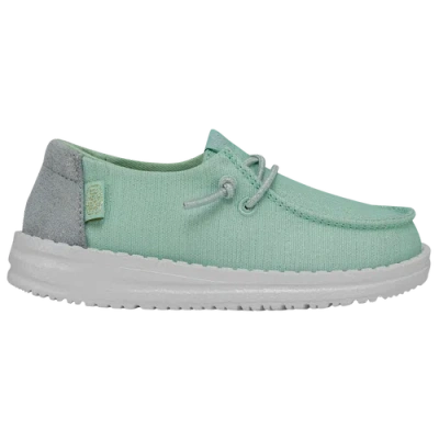 Heydude Kids' Girls  Wendy Glitter In Teal/platinum