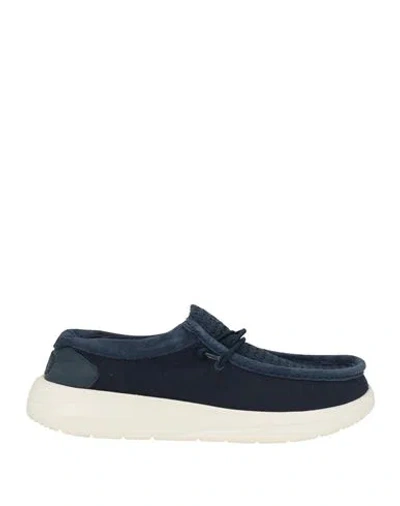 Heydude Man Loafers Midnight Blue Size 10 Textile Fibers