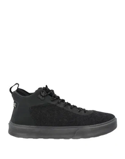 Heydude Man Sneakers Charcoal Size 8 Wool In Black