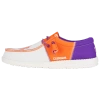 Heydude Mens Clemson Tigers  Clemson Wally Tri Slides In Orange/purple