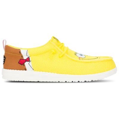 Heydude Mens  Hd Wally Sb Spongebob In Yellow/white