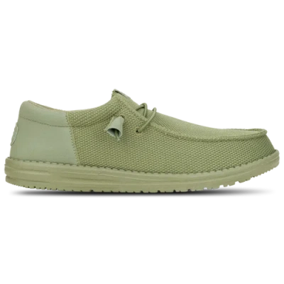 Heydude Mens  Wally In Olive/olive